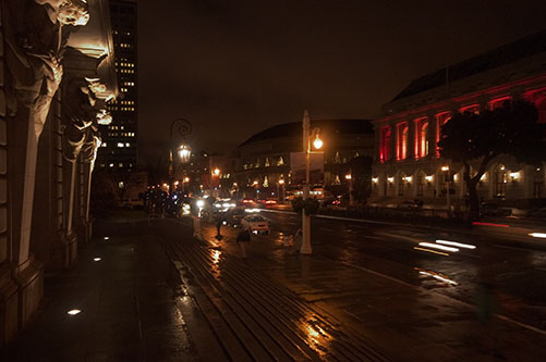 San Francisco December Night - good for Theatre and Tango!