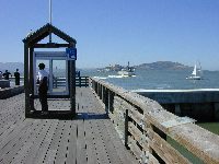 Alcatraz and Angel Island from Pier 41