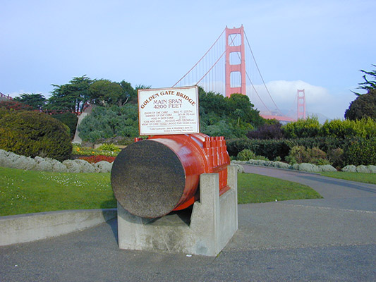 Golden Gate Bridge Cable