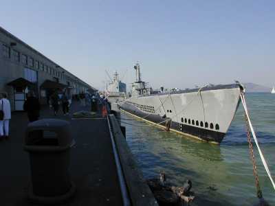 Pampanito submarine at Pier 45