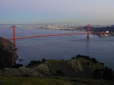 the golden gate bridge at night. The Golden Gate Bridge at
