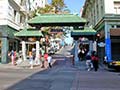 サンフランシスコ。グラントの道。Chinatown の出入口