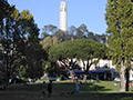 Coit Tower is the visual hub of the city. Jump to almost any location from the top.